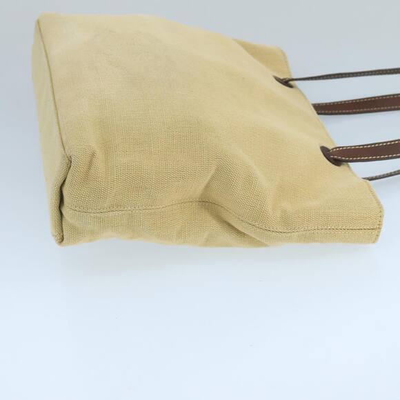 CHANEL Coco Mark Tote Bag Canvas Beige CC - Picture 3 of 16